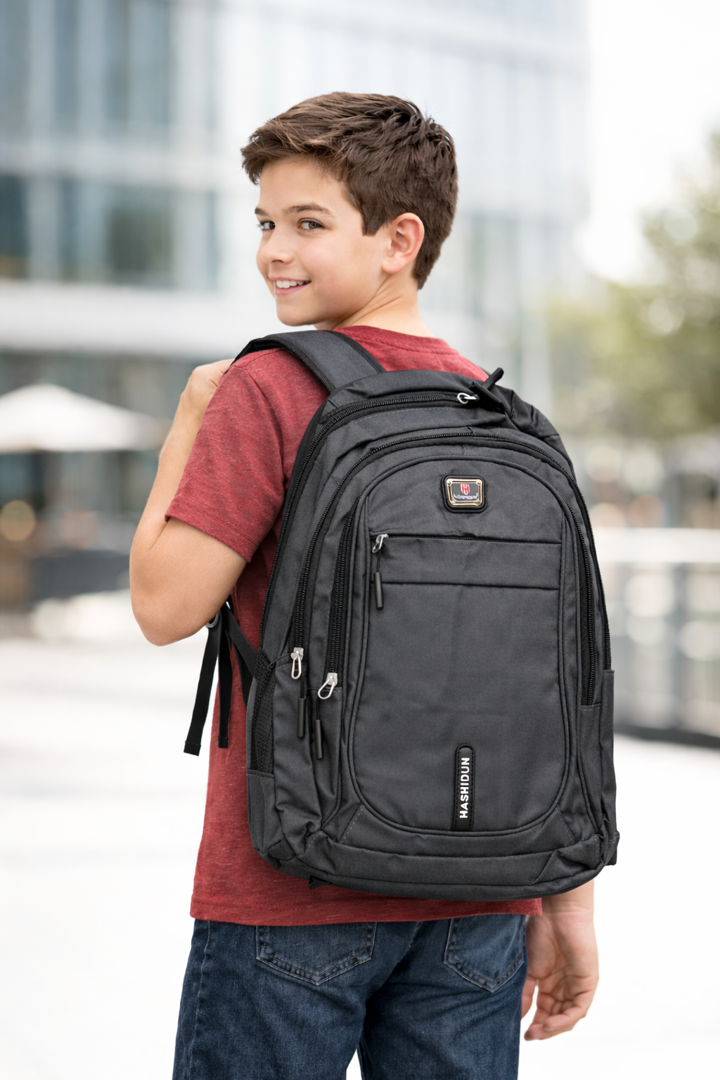 Mochila unisex Hashidun de 35 LT - escolar, deportivo y diario.