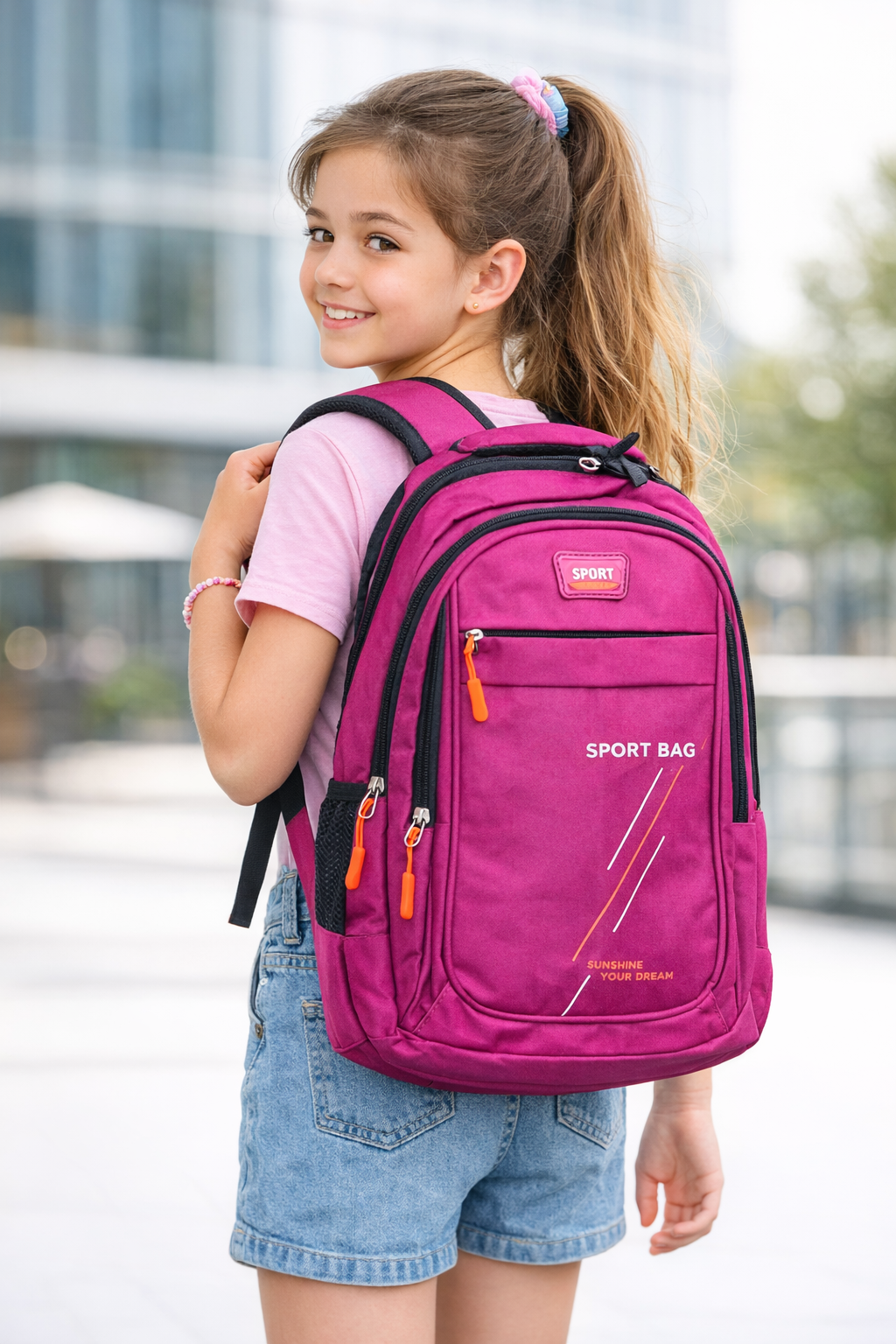 Mochila unisex Hashidun de 35 LT - escolar, deportivo y diario.