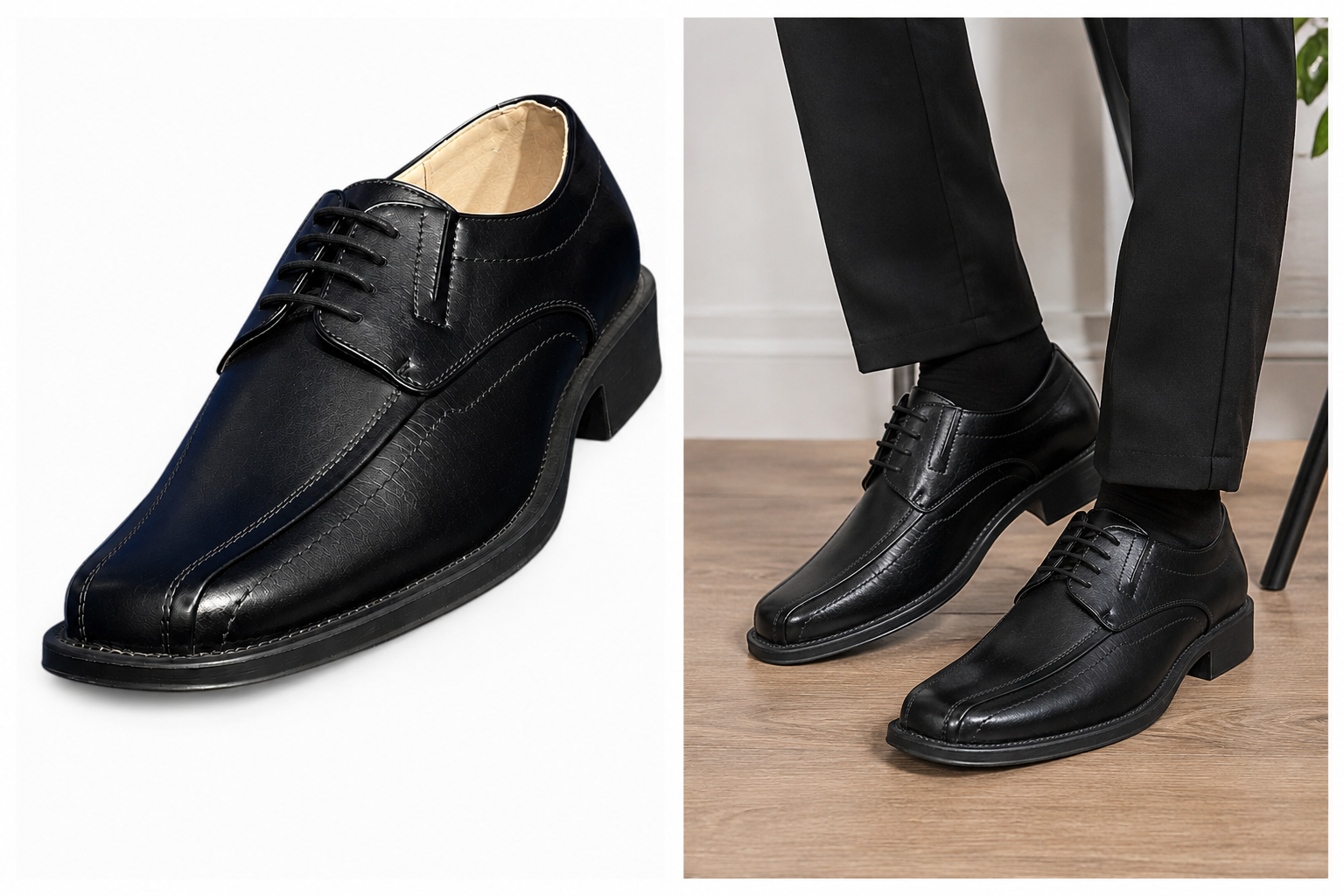 Zapato Formal Negro para Hombre