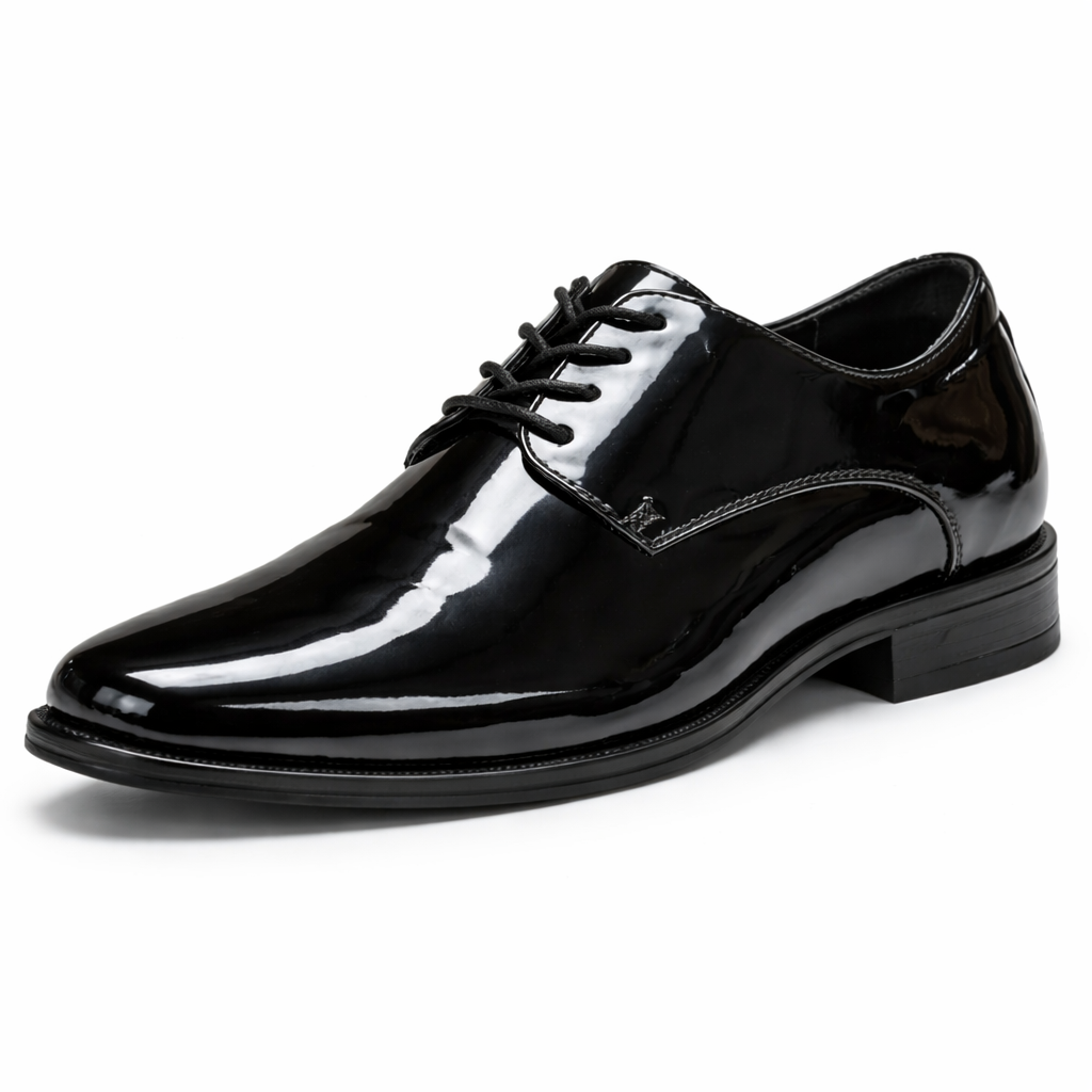 Zapato Formal Hombre Charol Negro – Elegante y Brillante para Eventos