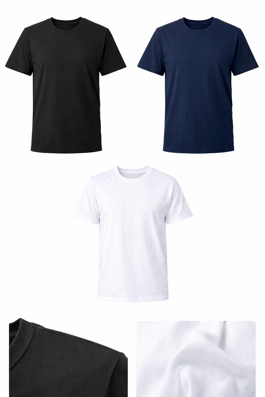 Polera Camiseta Hombre Algodón 100% Manga Corta