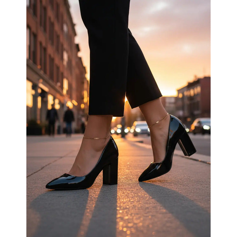 Zapatos de Tacón Mujer en Charol | Elegancia y Comodidad para Toda Ocasión