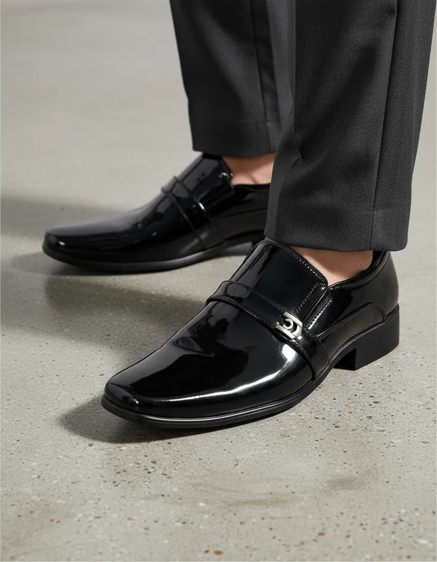 Zapatos Formales De Vestir Charol Para Hombre