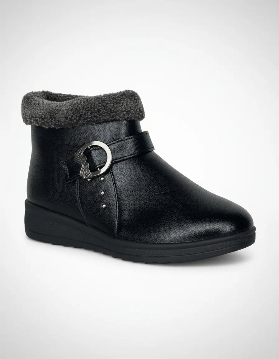 Botines de Invierno con Peluche Mujer – Cómodos, Abrigados y Antideslizantes