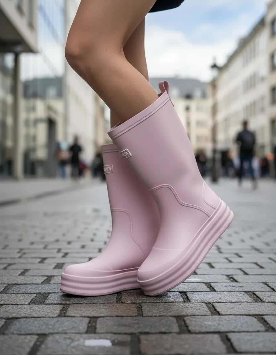 Botas de Lluvia Negras Waterproof Impermeables – Antideslizantes y Cómodas