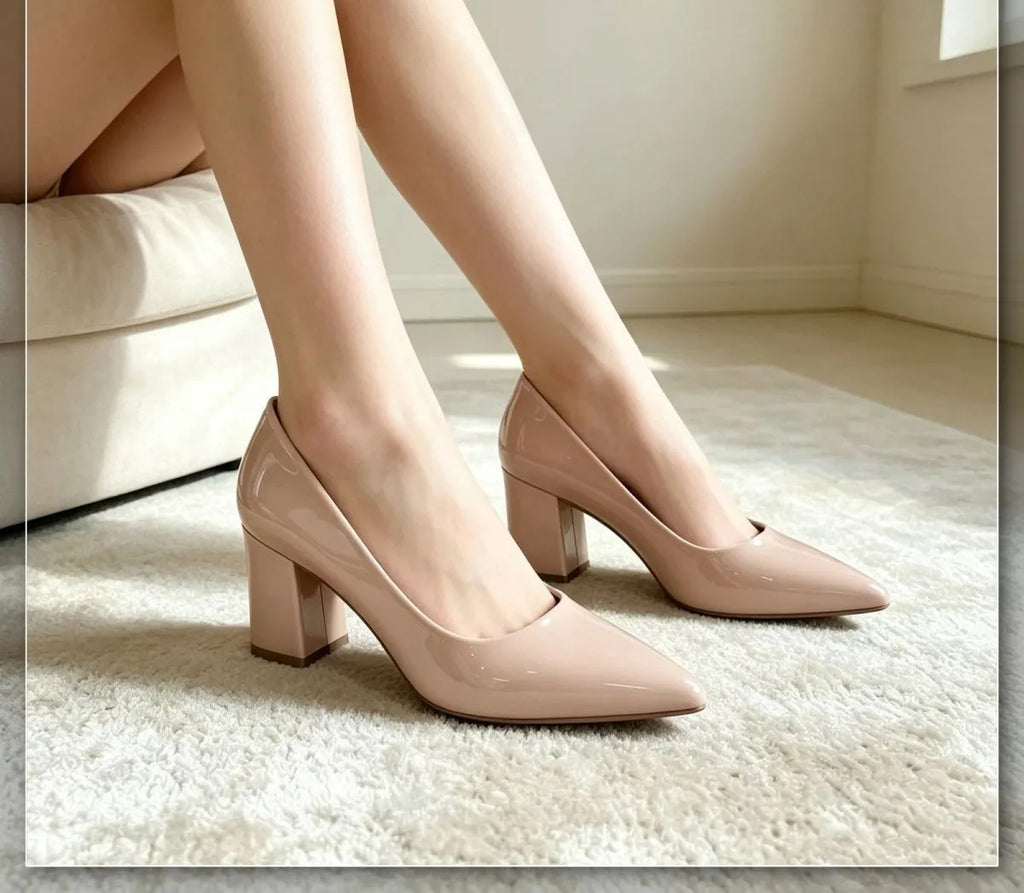 Zapatos de Tacón Mujer en Charol | Elegancia y Comodidad para Toda Ocasión