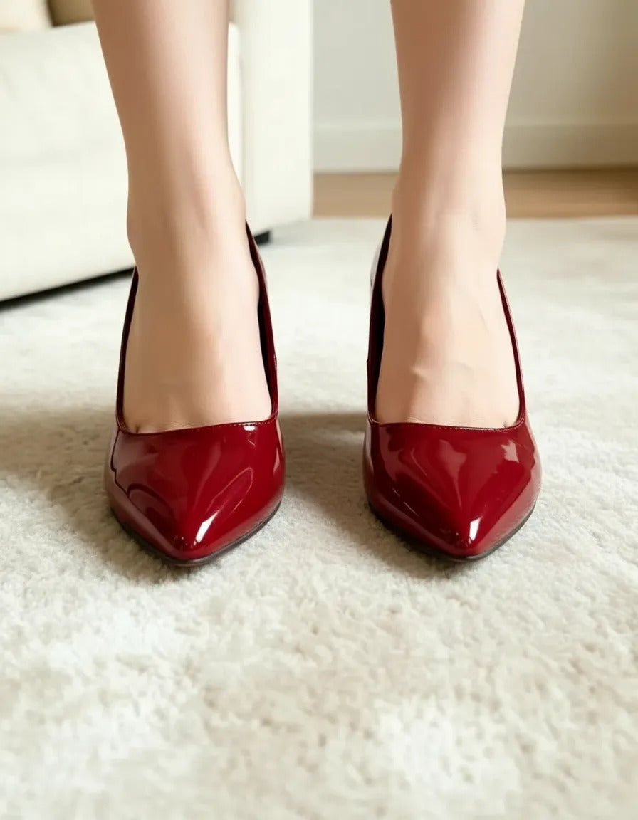 Zapatos de Tacón Mujer en Charol | Elegancia y Comodidad para Toda Ocasión