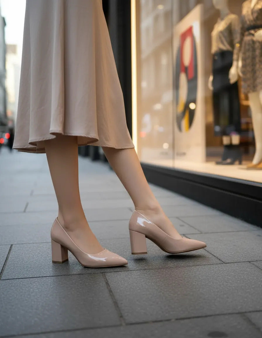 Zapatos de Tacón Mujer en Charol | Elegancia y Comodidad para Toda Ocasión