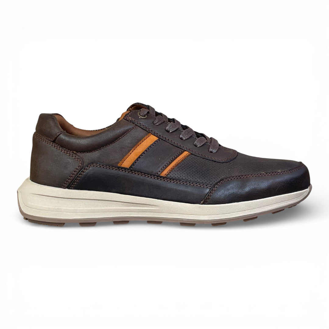 Zapatillas de Cuero Hombre Urbanas con Suela Rubber Antideslizante
