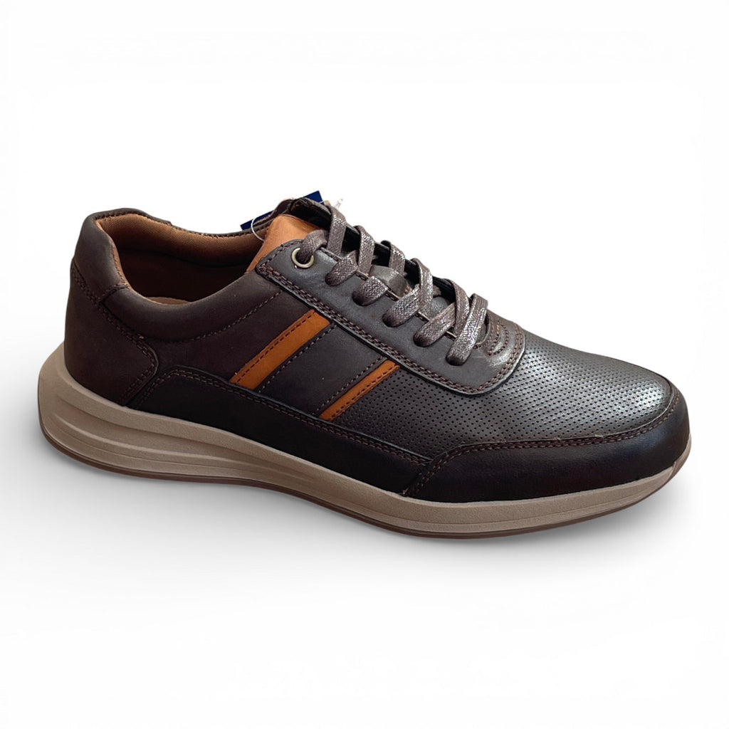 Zapatillas de Cuero Hombre Urbanas con Suela Rubber Antideslizante